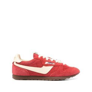 AUTRY Men's Suede Low-Top Sneakers Men RED